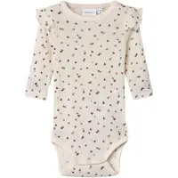Name it Rompertje/body gemengde kleuren / wit