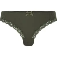 Hunkemoller Slip 'Lola' donkergroen