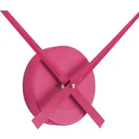 Karlsson Wandklok Little Big Time Mini Metallic - Roze - Ø41cm - Wandklok Scandinavisch
