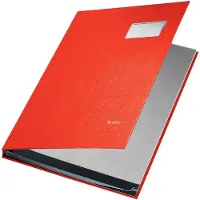 Leitz vloeiboek A4, 20 waaiers, karton/polypropeen, grijs