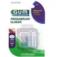 Gum Proxabrush Classic 1.6mm refills 614 - 8 stuks