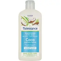Natessance Zachte vochtinbrengende shampoo met kokosnoot 250 ml Shampoo
