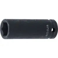 Bgs Kracht dopsleuteldop zeskant, diep 1/2 18 mm