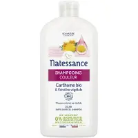 Natessance Organic Saffloer en Keratine Kleur Shampoo voor gekleurd haar 500 ml Shampoo