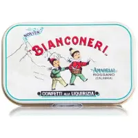 Amarelli Laurierdrop blikje pepermunt wit 50 Gram