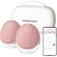MOMCOZY M9 – Handsfree Borstkolf – 2 Stuks – Elektrisch – App Bediening – Stil & Compact
