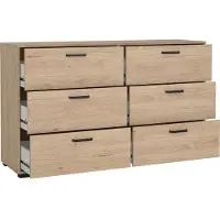 Ebuy24 Sofia kommode 6 lades eikdecor.