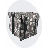 Voltano Dubbele Fietstas XXL - Pink Elegance - 60 Liter - Afstandhouder Optie