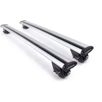 Farad Dakdragers geschikt voor Toyota Land Cruiser 250 (NG24) vanaf 2024 open dakrailing - Aluminium - Hoog laadvermogen 100kg - Wingbar Zilver - Merk