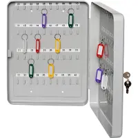 Alco sleutelkast - 200x160x80mm - grijs - voor 20 sleutels - AL-890-33