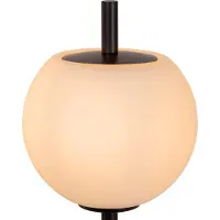 Lucide ELDA - Wandlamp Badkamer - 1xG9 - IP44 - Zwart