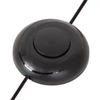 Lucide CIRKELIS - Tafellamp - LED Dimb. - 1x24W 3000K - 3 StepDim - Zwart