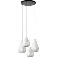 Lucide Cinzia 8-Light Hanglamp White 4 Lights