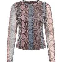ONLY Nova Mesh Top Dames - Maat M