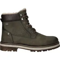 Mustang Veterboots 'Merem' olijfgroen / zwart
