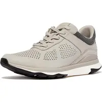FitFlop Men Vitamin FFX Nubuck Clay Grey/Urban White-Schoenmaat 42