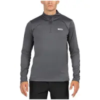 +8000 Portu Half Rits Lange Mouw T-shirt