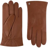 Roeckl Vingerhandschoenen 'DOVER' camel / cognac / oker