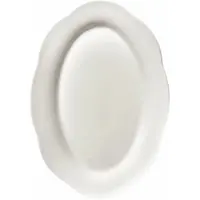 Serax Diep Bord High Oval L White Silhouette 30 cm
