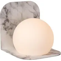 Lucide DAVY - Wandlamp Badkamer - 1xG9 - IP44 - Grijs