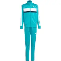 Adidas Trainingspak 'Seasonal Essentials Tiberio' turquoise / zwart / wit