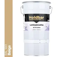 Holdbar Laminaatcoating Beige (RAL 1001) 5 Kg - Laminaat Verf - Vloerverf - Alle Kleuren - Krasvast - UV-bestendig - Vergeelt niet - Gemakkelijk Schoonmaken - 2 Componenten