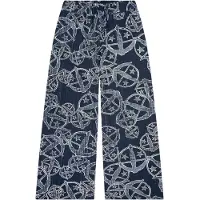 Schiesser Pyjamabroek ' 150 YEARS ' donkerblauw / wit