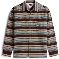 Tommy Hilfiger Overhemd blauw / cappuccino / pastelgroen / wijnrood