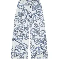Schiesser Pyjamabroek ' 150 YEARS ' blauw / wit