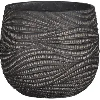 Mica Decorations Bloempot Hendrick - d19 x h17cm - Bruin