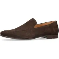 Manfield Instappers donkerbruin