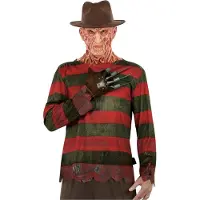 Smiffys - A Nightmare On Elm Street, Freddy Krueger Kostuum - L - Rood/Bruin