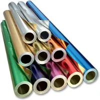 Folia Aluminiumfolie rood/goud 50cmx10m dubbelzijdig