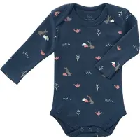 Fresk romper Rabbit mood indigo Blauw Jongens/Meisjes Katoen Ronde hals - maat 62/68