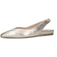 Manfield Ballerina met riempjes goud