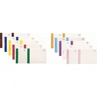 Exacompta Verkoopblok, 66 x 135 mm, assortiment kleuren