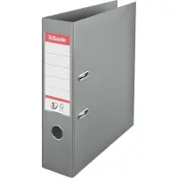 Esselte No,1 Power Breed Ordner A4 72 mm Grijs 2 Ringen 811380 Kunststof Staand