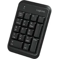 Logilink ID0201 numeriek toetsenbord Notebook Bluetooth Zwart
