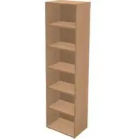 Schäfer Shop Boekenkast TETRIS WALL - 6 OH - B 600 x D 420 x H 2250mm - beuken decor