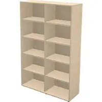 Schäfer Shop Boekenkast TETRIS WALL - 5 OH - B 1200 x D 420 x H 1880mm - ahorn decor