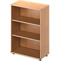 Schäfer Shop Open opzetkast TETRIS WOOD - B 800 x D 421 x H 1160 mm - 3 OH - met glijders -beuken decor