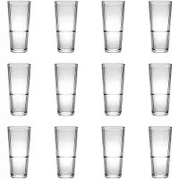 Pasabahce - Longdrinkglazen - Grande Sunray - 46 cl - Glazen - Waterglas - 12 stuks