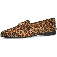 Manfield Instappers beige / bruin / zwart