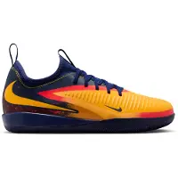 Nike Phantom 6 Low Haaland Academy Zaalvoetbalschoenen (IN) Kids Donkerblauw Oranje Geel Rood