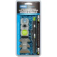 Smart invalzaagbladen set hout + gratis tracer diepgatmarkeerpotlood 44x55mm (3 Stuks)