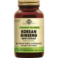 Solgar Ginseng Korean Root Extract Capsules