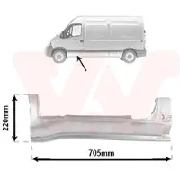 VAN WEZEL 4391101 Zijwand