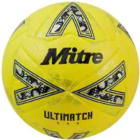 Mitre Ultimach Evo Football Ball Geel 5