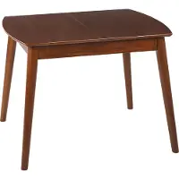 Beliani TOMS - Uitschuifbare eettafel - Donkerhout - 100/130 x 80 cm - MDF