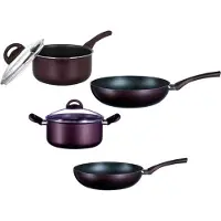 Pyrex Origin Minerals Hoogwaardig Aluminium Pannenset - 6 Delig